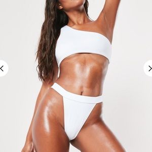 NWT White tanga bikini bottoms from missguided